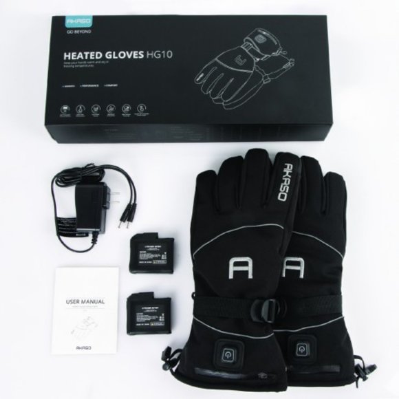 AKASO  Electric Heated Ski Gloves - Picture 1 of 7